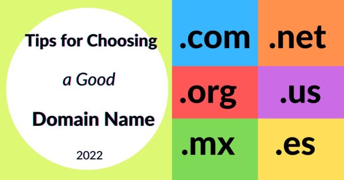 tips for choosing a good domain name
